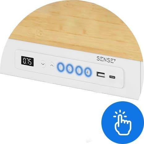 SENSE7 MANMA Skrivbord Bambu 160x80 cm