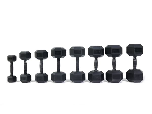 Zipro Hantel Hex gummerad 1 x 2,5 kg