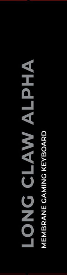 Tangentbord PREYON Long Claw Alpha (PLCA104B)