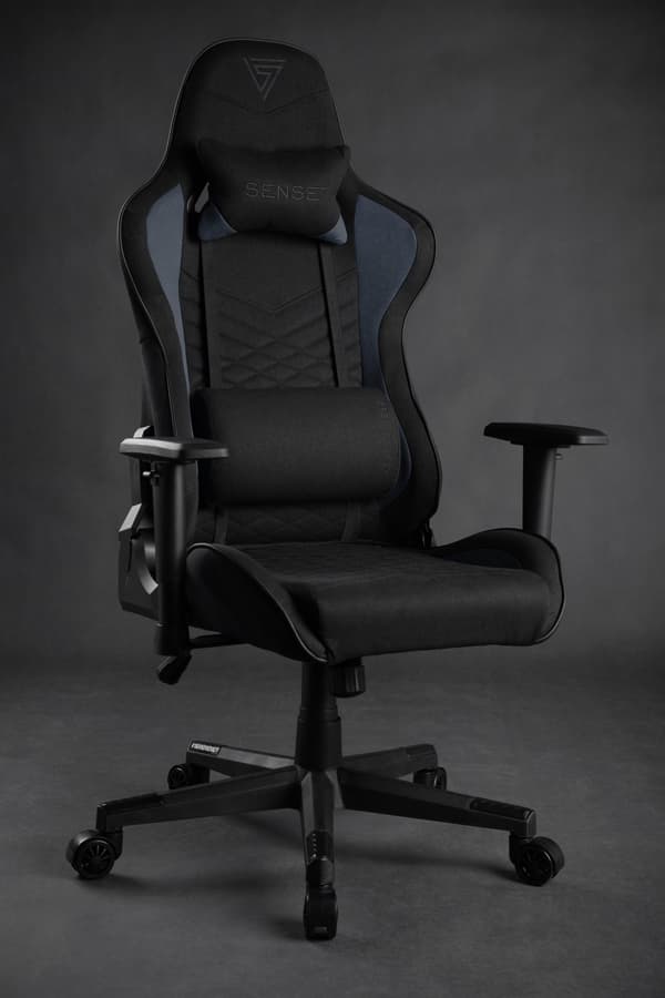 SENSE7 Spellcaster Tyg Gaming-stol Svart/Blå