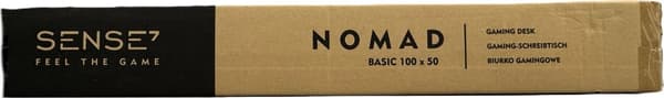 Spelarbord SENSE7 Nomad Basic Svart 100x50 cm