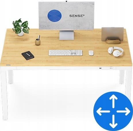 SENSE7 MANMA Skrivbord Bambu 160x80 cm