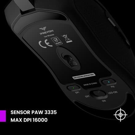 Mus PREYON Owl Wireless (POW35B)