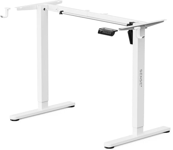 Skrivbord SENSE7 NOJO Light (vit ram)