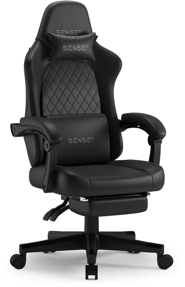 SENSE7 Devon PU spelstol svart