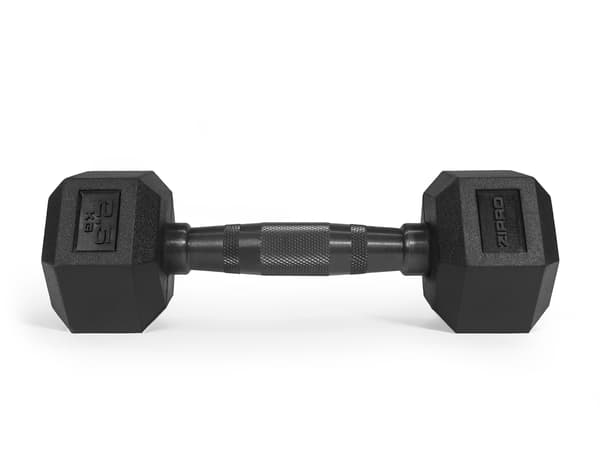 Zipro Hantel Hex gummerad 1 x 2,5 kg