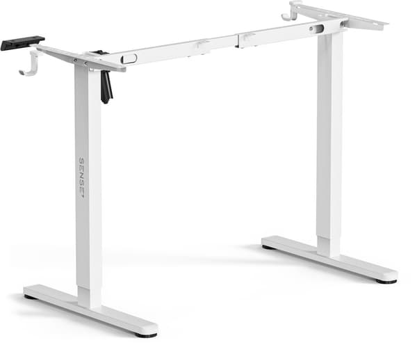 Skrivbord SENSE7 NOJO Light (vit ram)