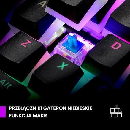 Tangentbord PREYON Blue Blitz Claw Gateron Blue (PBBC87B)