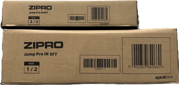 Trädgårdsstudsmatta Zipro Jump Pro med invändigt nät 8FT 252 cm