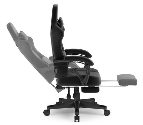 SENSE7 Devon alcantara spelstol svart