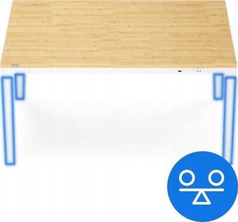 SENSE7 MANMA Skrivbord Bambu 160x80 cm