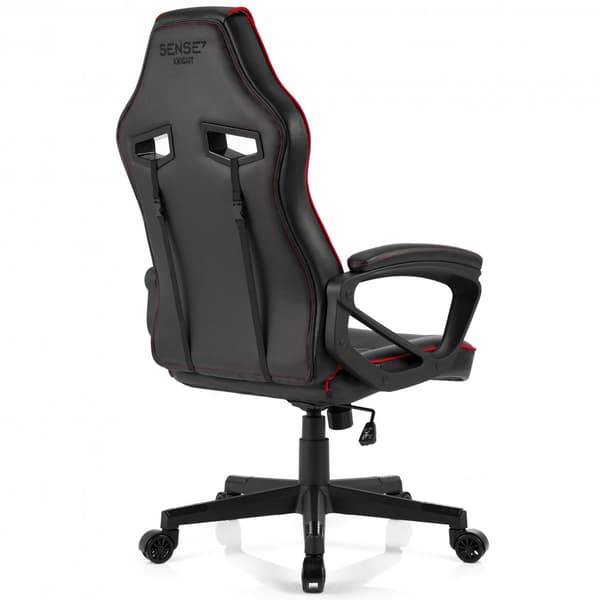 Fotel SENSE7 Knight svart-röd