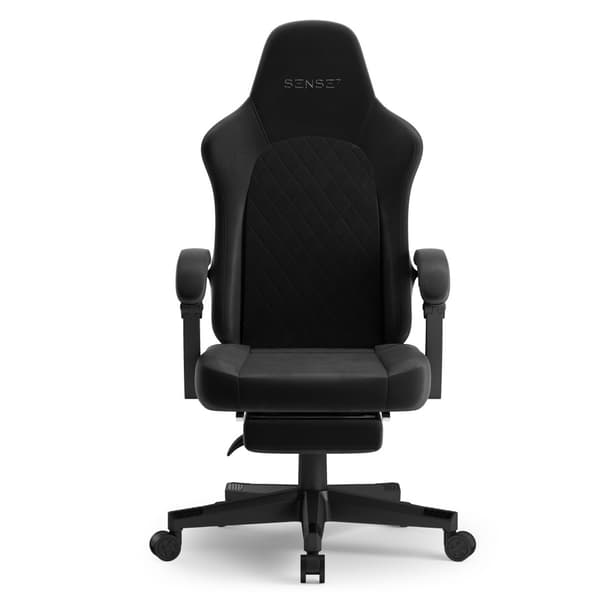 SENSE7 Devon alcantara spelstol svart