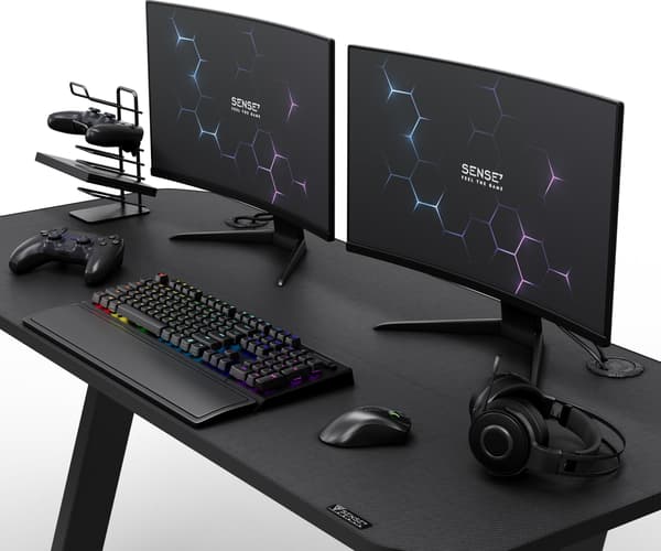 SENSE7 Nomad Basic gamingskrivbord 140x60 cm