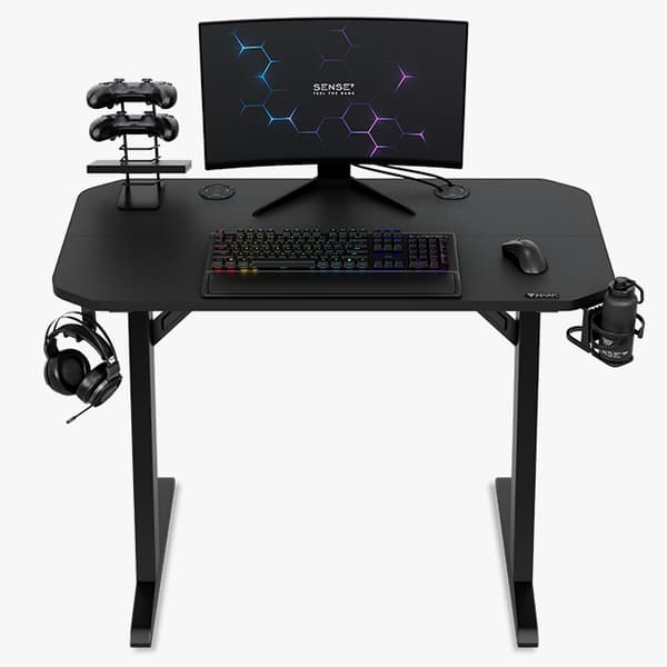 SENSE7 Nomad Basic Svart skrivbord 120x60 cm