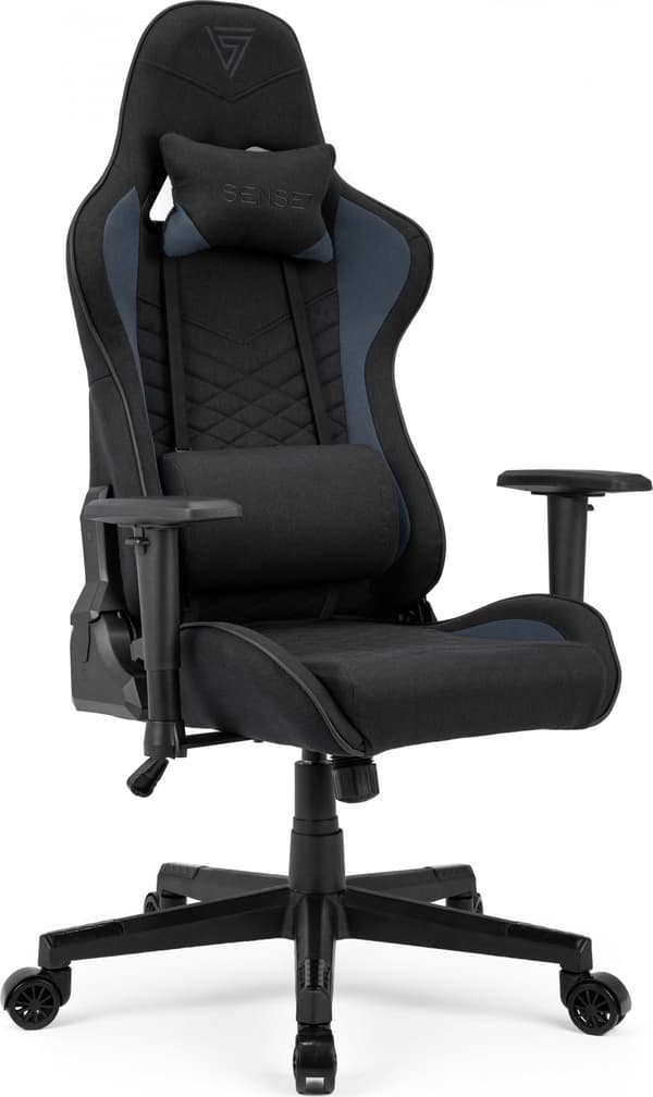 SENSE7 Spellcaster Tyg Gaming-stol Svart/Blå