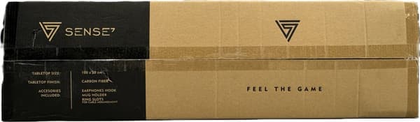 Spelarbord SENSE7 Nomad Basic Svart 100x50 cm