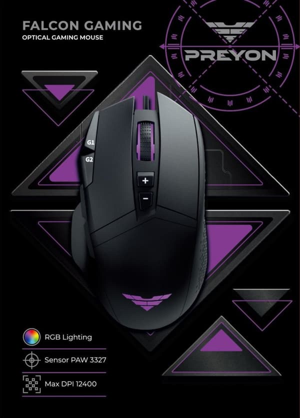 Mus PREYON Falcon Gaming (PFG27B)