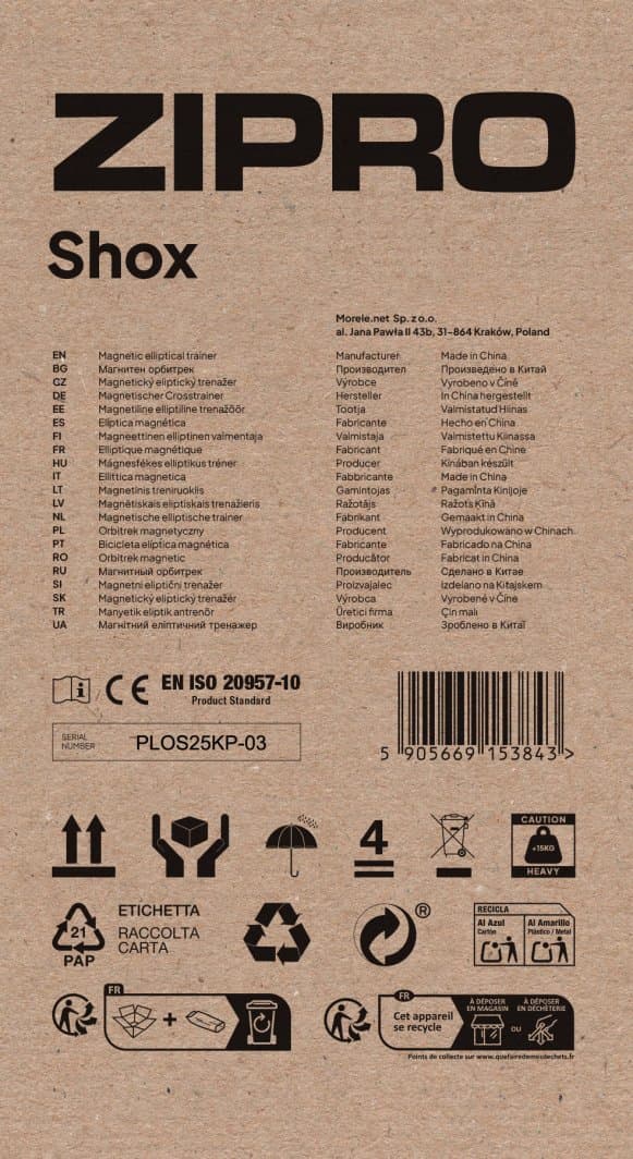 Zipro Shox Magnetisk Crosstrainer