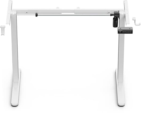 Skrivbord SENSE7 NOJO Light (vit ram)