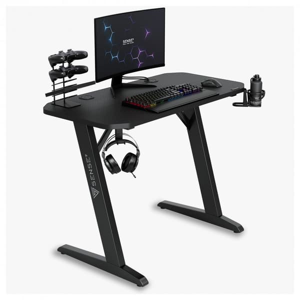SENSE7 Nomad Basic Svart skrivbord 120x60 cm