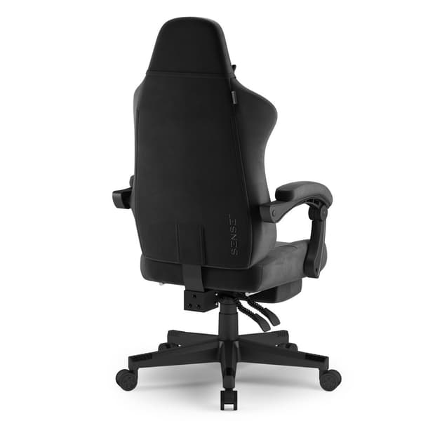 SENSE7 Devon alcantara spelstol svart