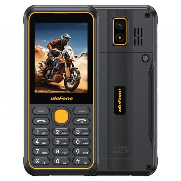 Ulefone Armor Mini 4 Dual SIM 128MB 64MB Telefon, Sort