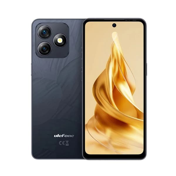 Ulefone Note 18 Pro 256GB 6GB RAM Smartphone Sort, Android 14, 5.450 mAh Batteri