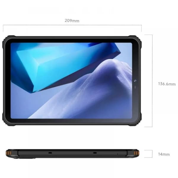 Oukitel RT3 Pro 128GB 4GB RAM Robust Tablet Sort, Android 14