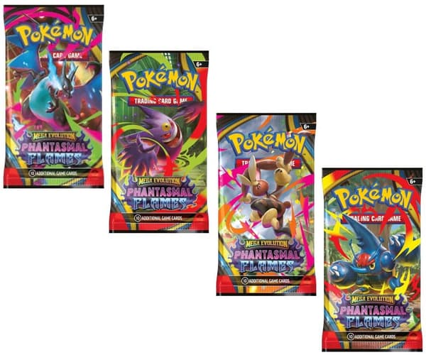 Pokemon Mega Evolution Phantasmal Flames Booster