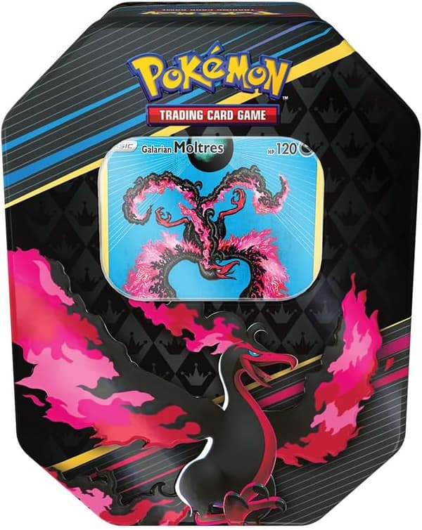 Pokemon Crown Zenith Galarian Moltres Tin Box