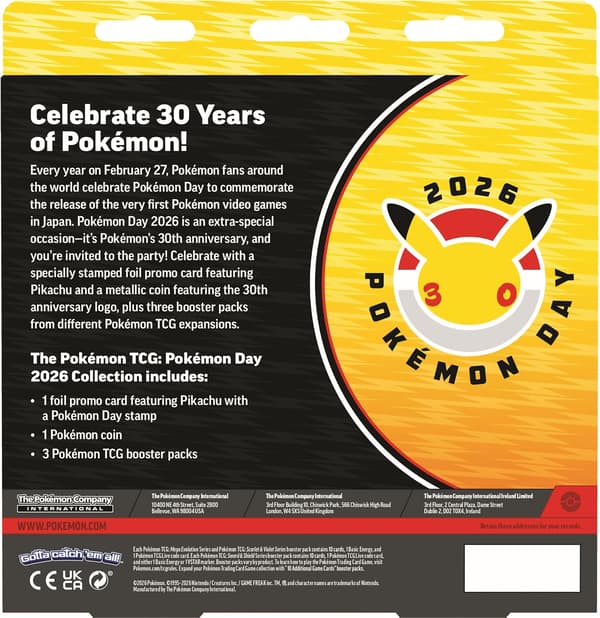 Pokemon Day 2026 Collection 30th Anniversary