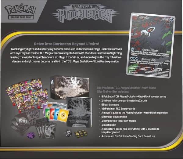 Pokemon Mega Evolution Pitch Black Elite Trainer Box