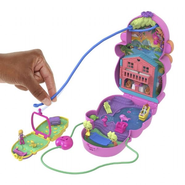 Polly Pocket Momma Monkey & Baby