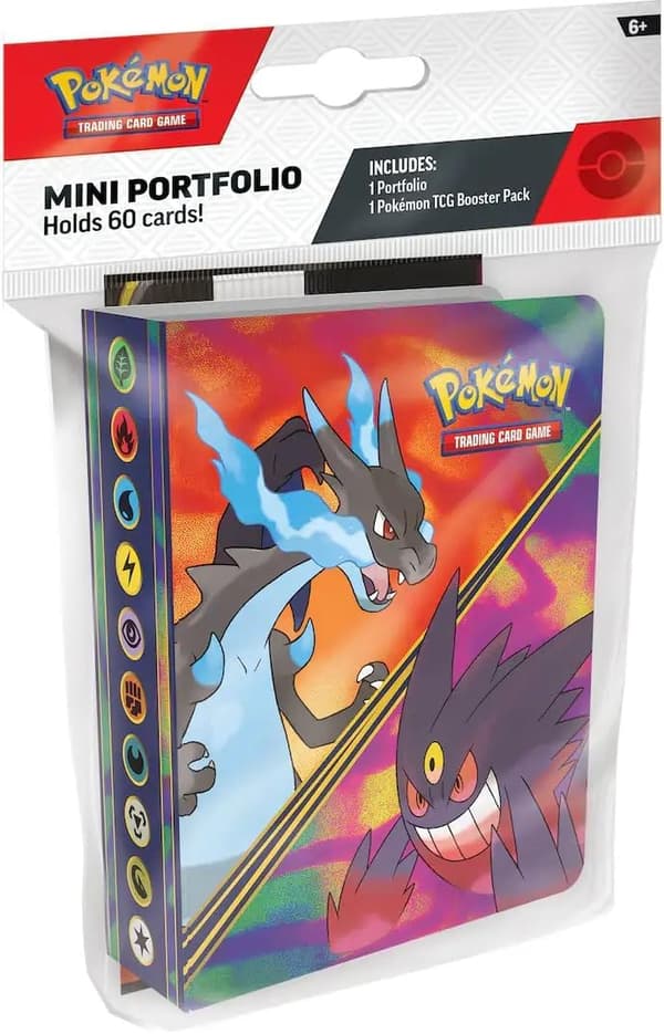 Pokemon Mega Evolution Phantasmal Flames Booster + Mini Portfolio