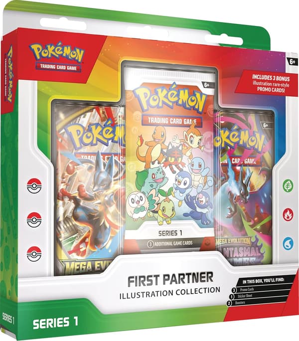 Pokemon First Partner Illustration Collection Serie 1