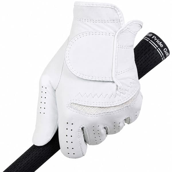 Vit golfhandske höger – storlek S–XL