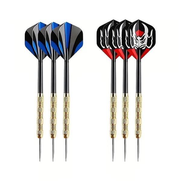 Dartpilar 6-pack 14g Blå / Röda