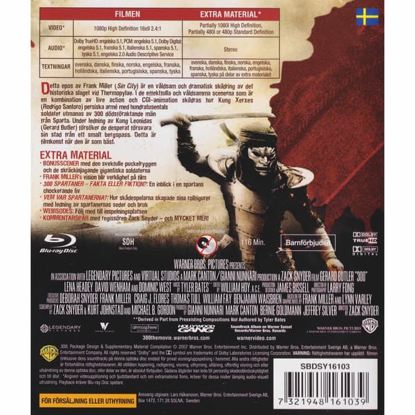 300 Blu-Ray (Käytetty)