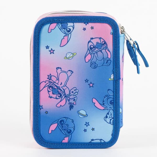 Disney Stitch triple pencil case