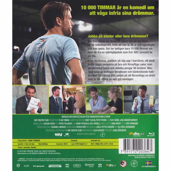 10000 timmar Blu-Ray (Brukt)