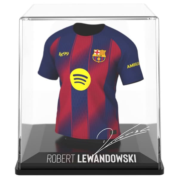 FC Barcelona Lewandowski mini t-shirt figure