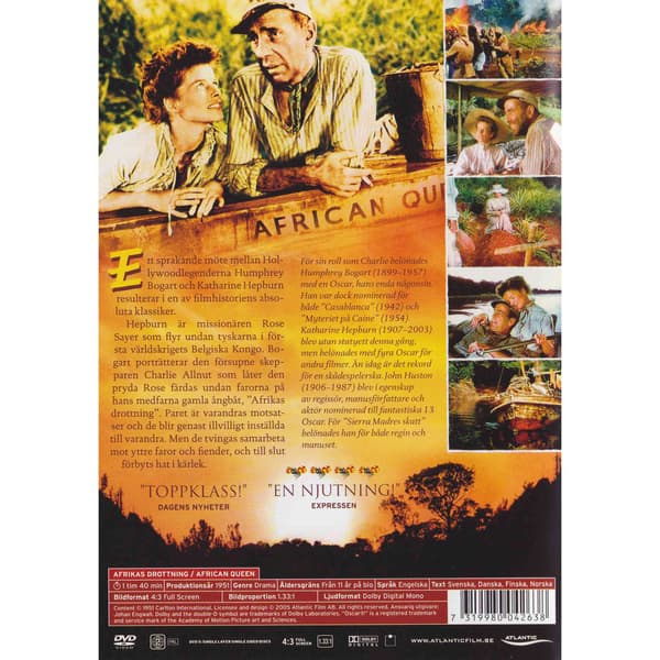 Afrikas Drottning DVD (Brugt)