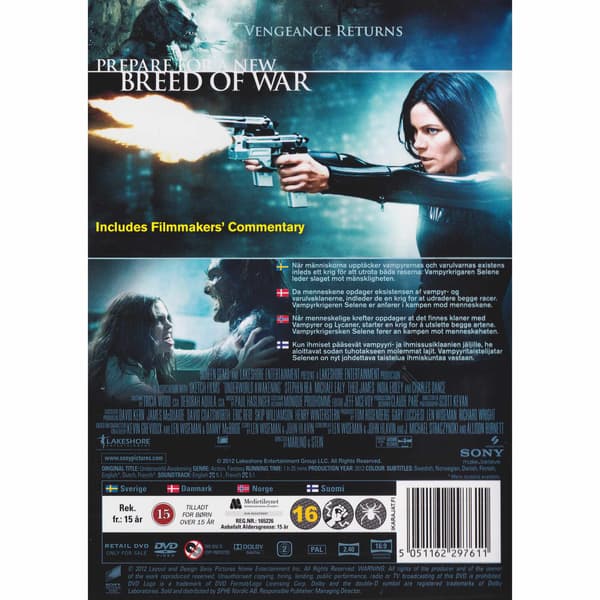 Underworld Awakening DVD (Brukt)