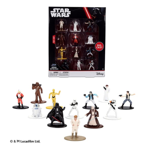 Star Wars pack 12 metalfigs figures 4cm