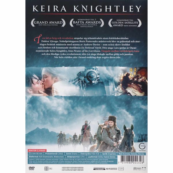 Doktor Zjivago DVD (Brukt)