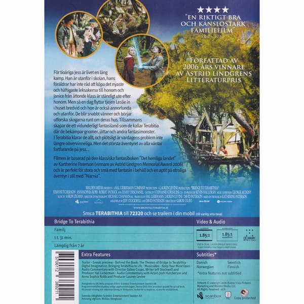 Bron till Terabitia DVD (Brukt)