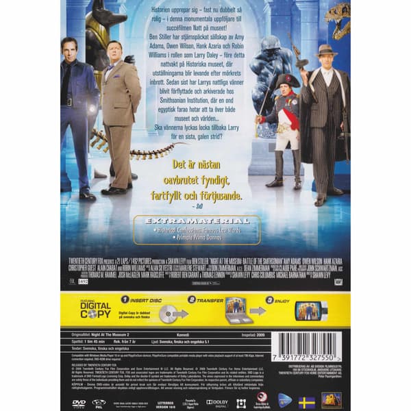 Natt på Museet 2 DVD (Brukt)