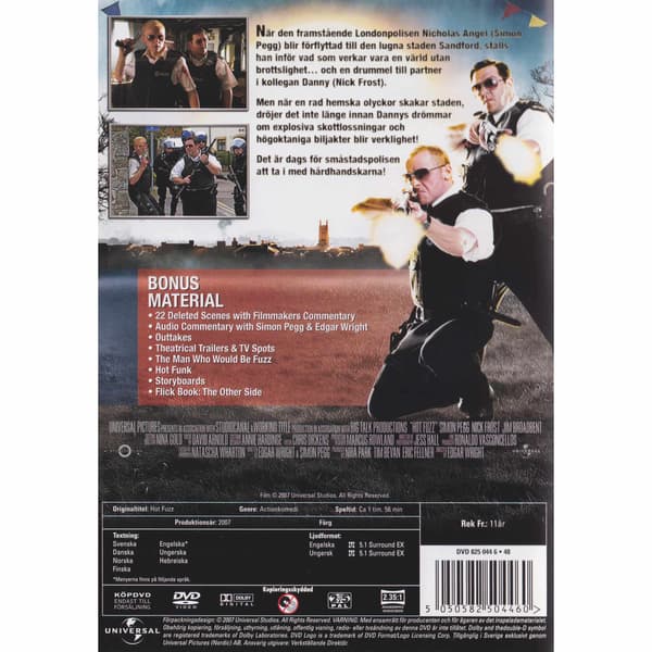 Hot Fuzz DVD (Brukt)