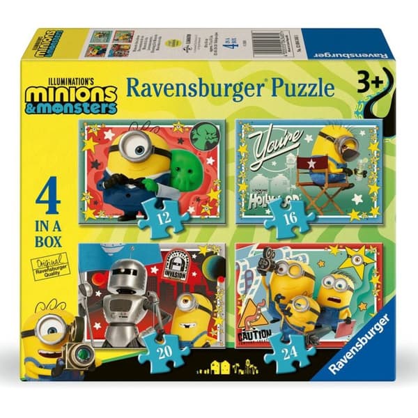 Minions 3 puzzle 12-16-20-24pcs